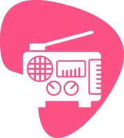 icono de vector de radio