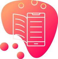 Digital Book Vector Icon