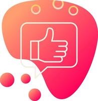 Thumbs Up Vector Icon