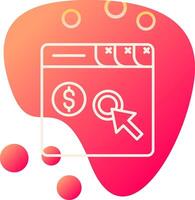 Pay Per Click Vector Icon