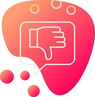Dislike Vector Icon