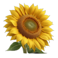 3d gerendert einer Sonnenblume png