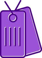 Dog Tag Vector Icon