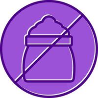 No Sugar Vector Icon