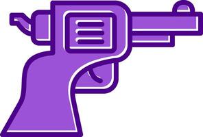 icono de vector de pistola