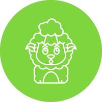 Exploding Linear Circle Multicolor Design Icon vector