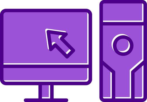 Computer Vector Icon