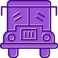 School Bus Vector Icon