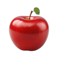 3d rendered red apple png