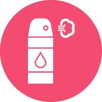 Air Freshener Glyph Circle Icon vector