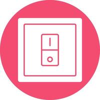 Switcher Glyph Circle Icon vector