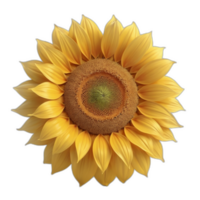 3d rendered Sun flower png