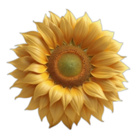 3d rendered Sun flower png