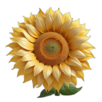 3d rendered Sun flower png