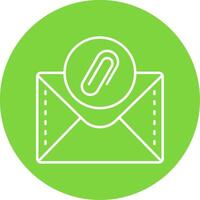 Clipper Linear Circle Multicolor Design Icon vector