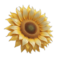 3d rendered Sun flower png