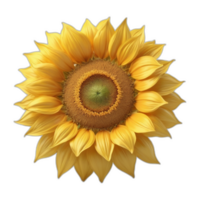 3d rendered Sun flower png