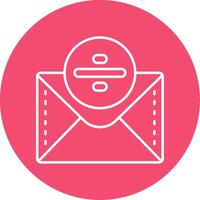Divide Linear Circle Multicolor Design Icon vector