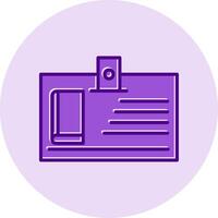 Library Card Vector Icon