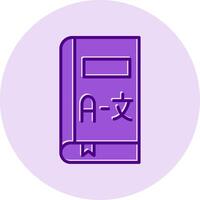 Translate Book Vector Icon