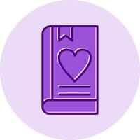 Love Book Vector Icon