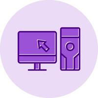 Computer Vector Icon