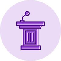 Podium Vector Icon