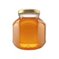 3d rendered sweet honey jar png