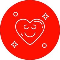 Relieved Linear Circle Multicolor Design Icon vector