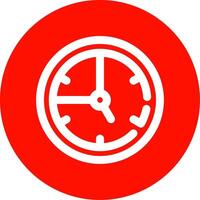 Time Linear Circle Multicolor Design Icon vector