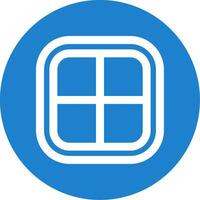 Layout Linear Circle Multicolor Design Icon vector