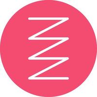 Spring Glyph Circle Icon vector
