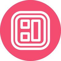 Layout Linear Circle Multicolor Design Icon vector