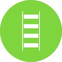 Ladder Glyph Circle Icon vector
