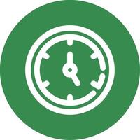 Timer Linear Circle Multicolor Design Icon vector