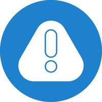Error Glyph Circle Icon vector