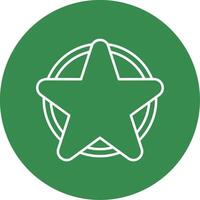 Favorite Linear Circle Multicolor Design Icon vector