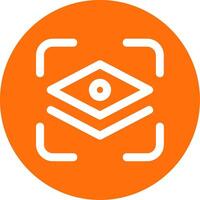 Layer mask Linear Circle Multicolor Design Icon vector