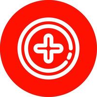 Add 2 Linear Circle Multicolor Design Icon vector