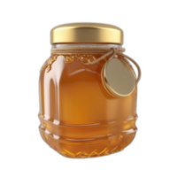 3d rendered sweet honey jar png