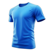 3d rendido t camisa com azul cor png