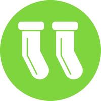 Socks Glyph Circle Icon vector