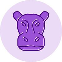 Hippopotamus Vector Icon