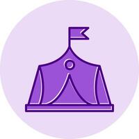 Military Tent Vector Icon