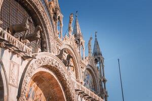 Serene Venice Cathedral with Clear Blue Sky and Beautiful Surroundings in Summer Collection photo