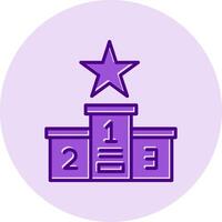 Podium Championship Vector Icon