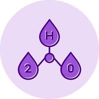 H2o Vector Icon