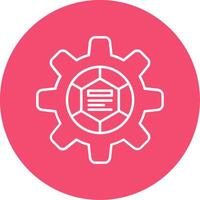 Infographic elements Linear Circle Multicolor Design Icon vector