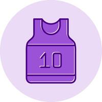 Basketball Jersey Vector Icon