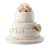 3d rendu savoureux mariage fondant gâteau png